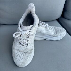 Hoka white shoes